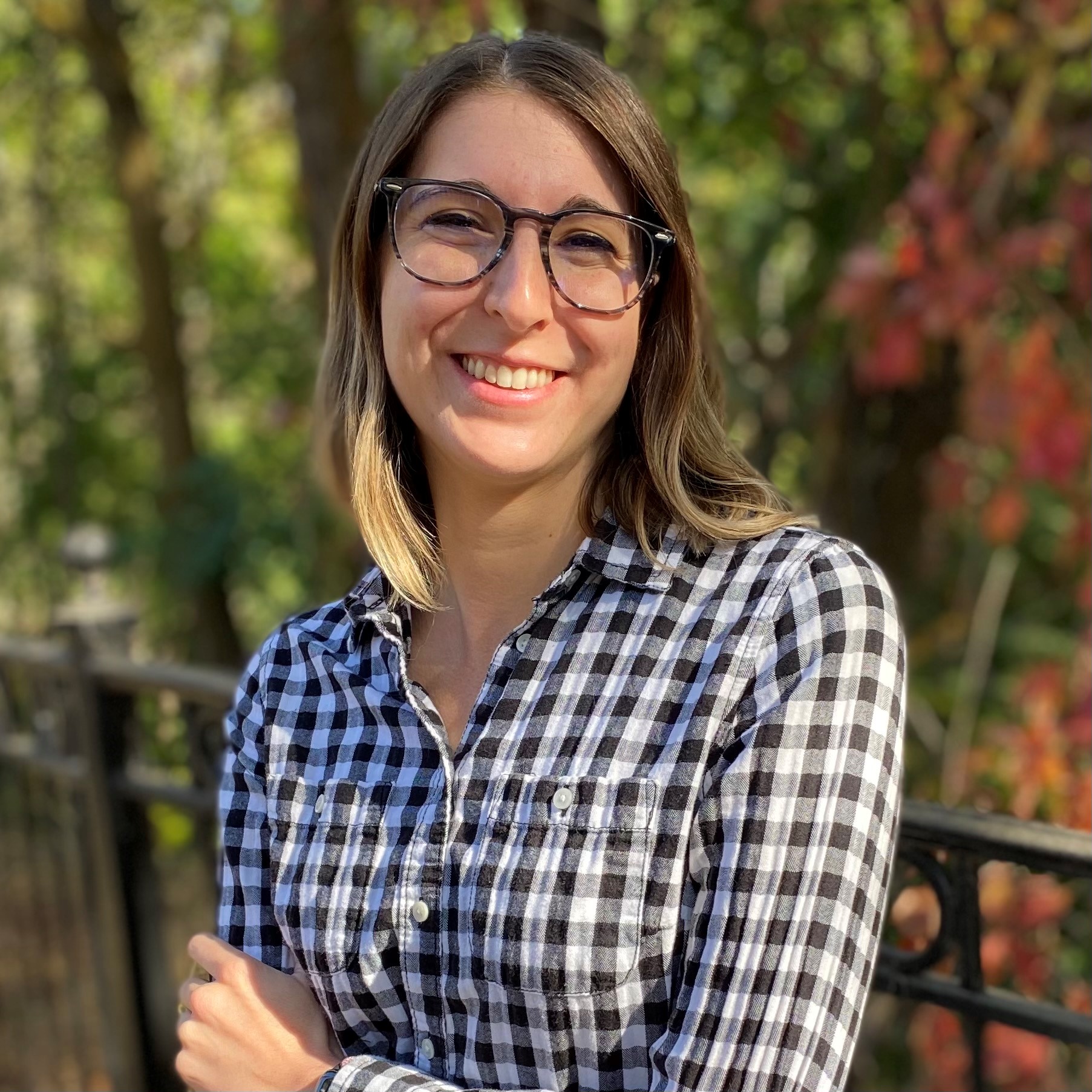 A picture of me! Smiling in a park. Totally not staged...